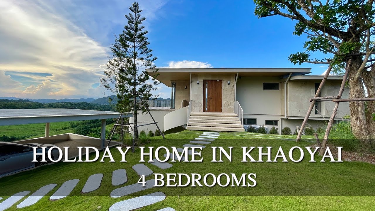 SOLD - บ้านตากอากาศ เขาใหญ่ - Luxury Hillside Holiday Home in Khaoyai