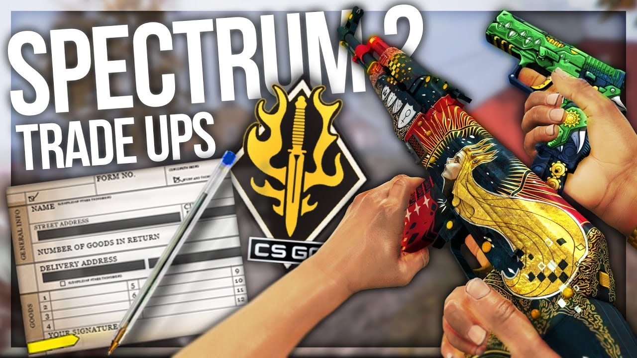 LUCKY SPECTRUM 2 TRADE UPS (NEW CS:GO COLLECTION) - YouTube