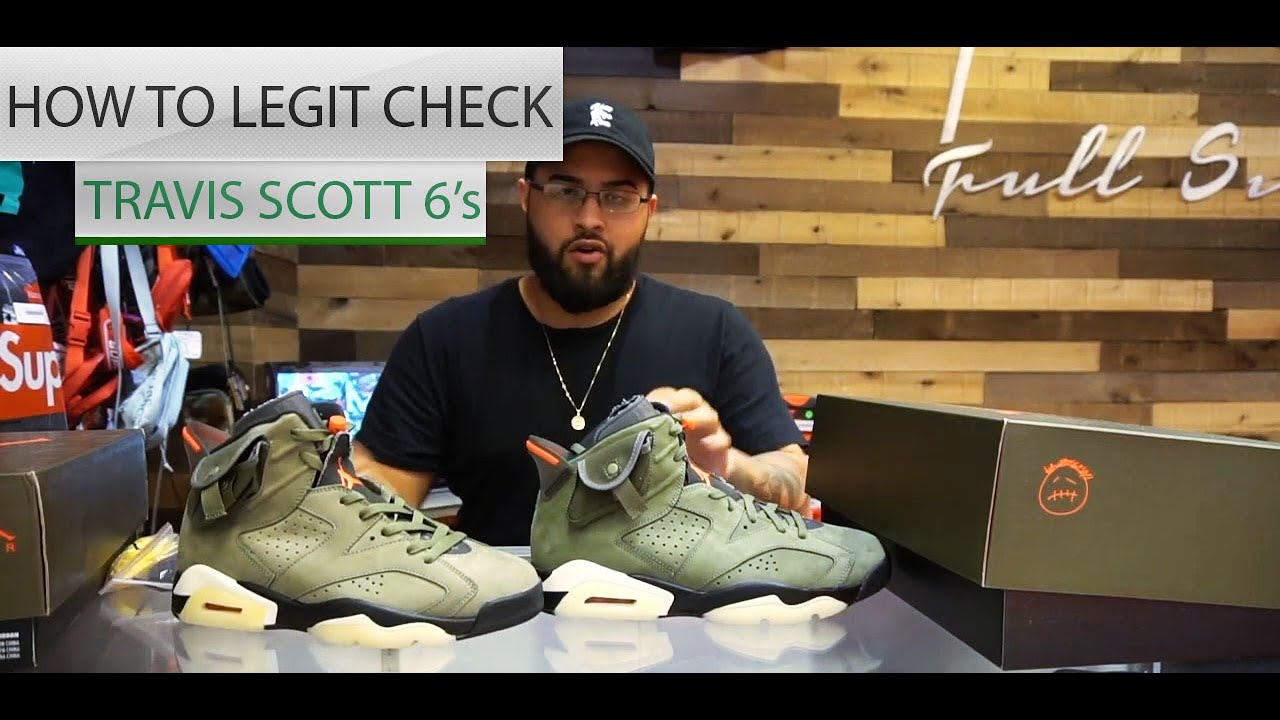 In Depth Travis Scott 6 Legit Check/Comparison Guide (How to) - YouTube