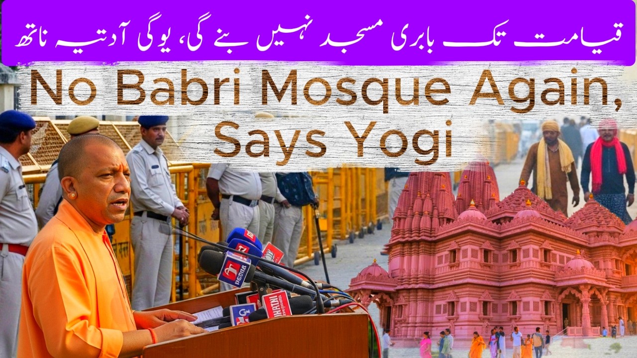 No Babri Mosque Again | Ram Mandir Final | Yogi Adityanath’s Big Statement