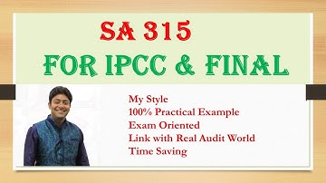 SA 315|Standards on Audit| Identifying and Assessing the ROMM through understanding the Entity