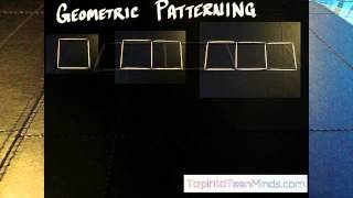 Geometric Patterning with Toothpicks Part 1 - Grade 6 Math