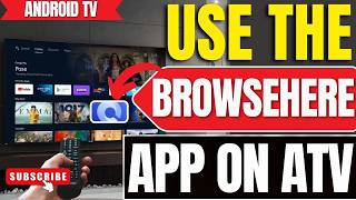 Android TV : How To Browse With BrowseHere Browser | Use BrowseHere on Android TV screenshot 5