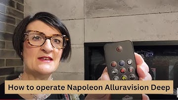 How to operate your Napoleon Alluravision Deep #electricfire #electricfireplace