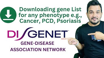 Disgenet | How to download a list of genes from gene-disease association database?