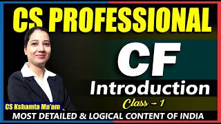SMCF | Corporate Finance Introduction | CS Professional