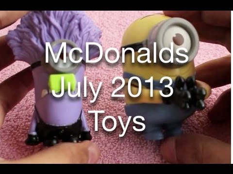 McDonalds July 2013 Toys - YouTube