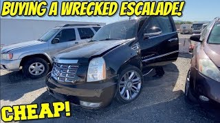 Buying A Wrecked Escalade!