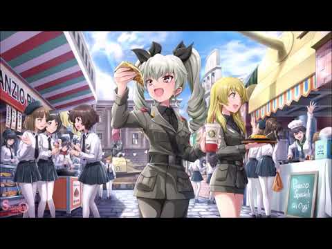 ガールズ パンツァー アンチョビの歌 Youtube