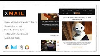 Xmail - Modern Email Design + Responsive + Drag and Drop Builder | Themeforest Templates