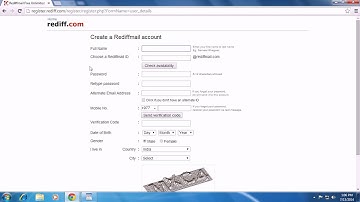 Rediffmail Sign Up | How To Create Rediffmail Account 2014