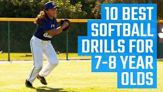 10 Best Softball Drills for 78 Year Olds | Fun Youth Softball Drills from the MOJO App