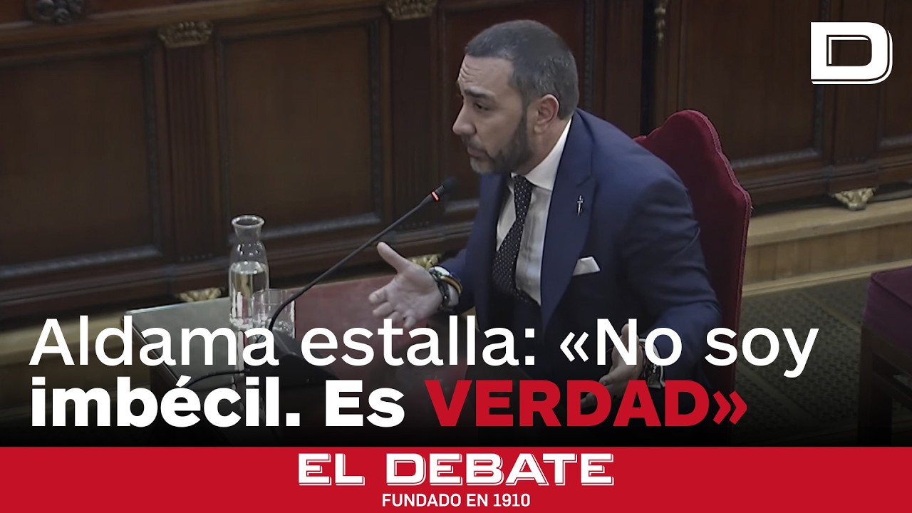 Aldama estalla ante la sugerencia de que miente: «No soy imbécil para ...