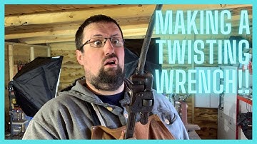 How to make a blacksmith twisting wrench!!