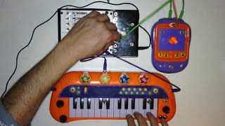 Modular Toys Circuit Bent Keyboard And Animal Sounds Controlled By A Step Sequencer