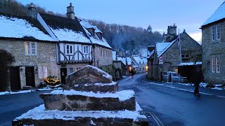 COTSWOLDS *Late Evening* Christmas Walk - English Village, Castle Combe