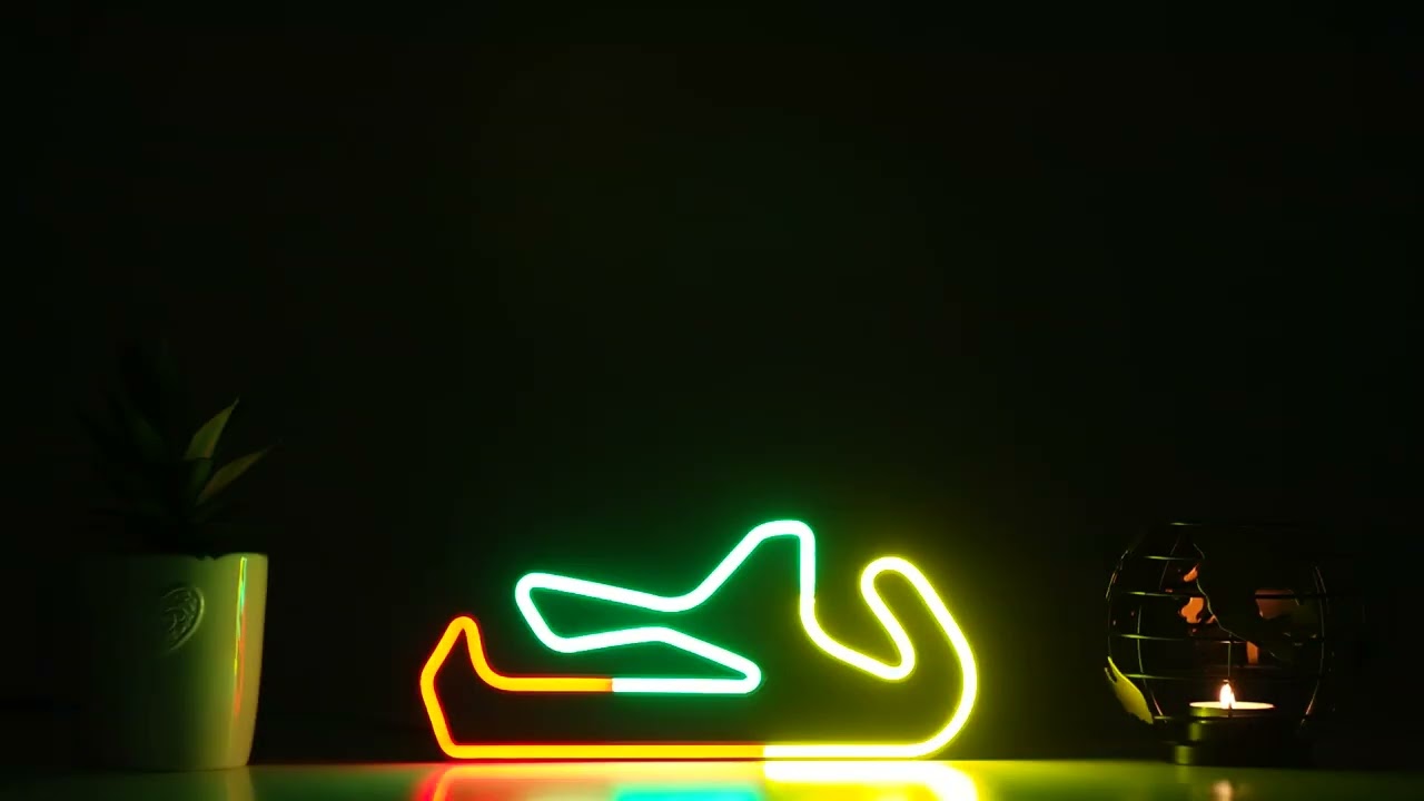 Portimao LED Neon Sign F1 Portugal Circuit Track