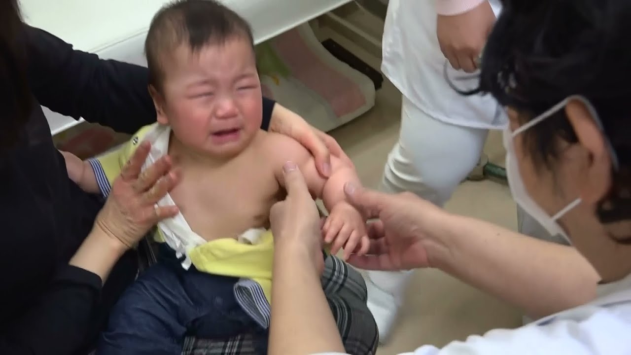 生後6ヶ月の泣く赤ちゃん BCG予防接種で大泣き【高画質 SONY HDRCX900で撮影】 YouTube