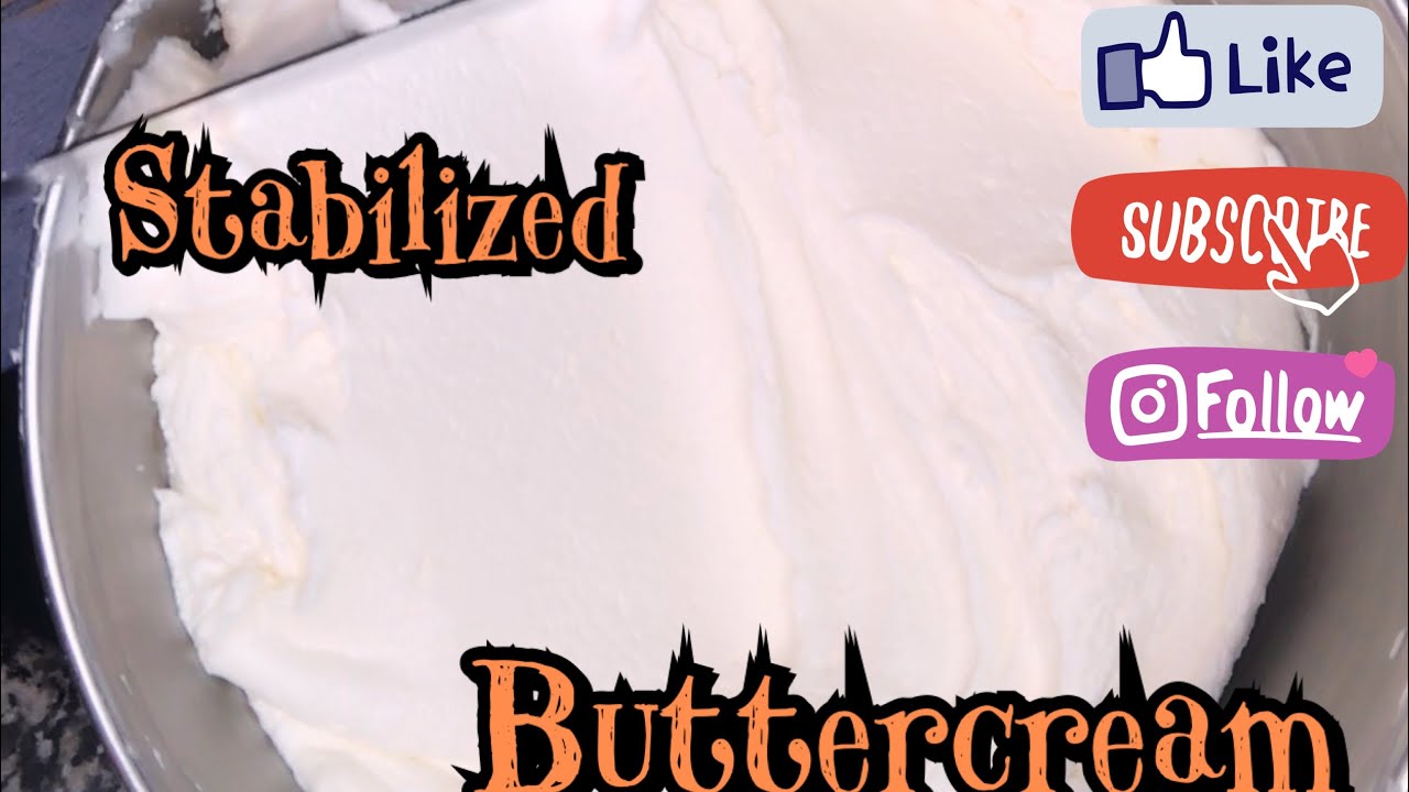How to make stabilized buttercream icing YouTube