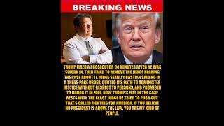 BREAKING: Federal judge Trump tried to remove just handed him a stinging court defeat.