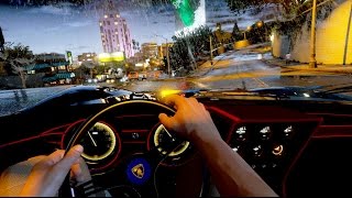 GTA 5 PC LAMBORGHINI FPV TEST ENHANCED motion blur MAX SETTINGS