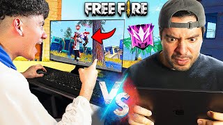 HUMILLE A MI MEJOR AMIGO JUGANDO UN PVP DE FREE FIRE EN COMPUTADORA !! | TheDonato Vs AtronixxG