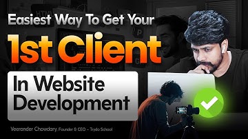 Easiest way to get your first client in website development 🚀