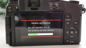 Panasonic DMC G7, GX8, GX7, (G Series) GH4 Firmware Update
