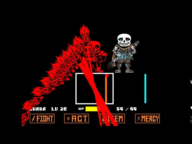 ink sans fight hard mode Project by Sassy Flare