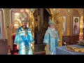 Божественная литургия в Ильинском монастыре г. Одессы
