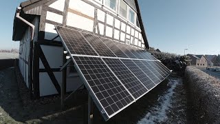 Eigenbau 6KWp Solar Inselanlage Bodenmontage (DE Version)
