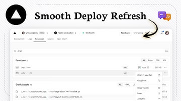 Een implementatie in Vercel bijwerken (Snelle synchronisatie)