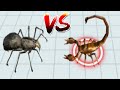 БИТВА ПАУКА И СКОРПИОНА - (Animal Revolt Battle Simulator)