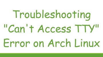 Troubleshooting "Can