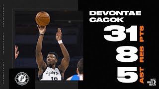 Devontae Cacok with 31 Points vs. Iowa Wolves