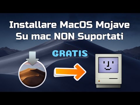 Installare macOS Mojave su mac NON supportati - ITA