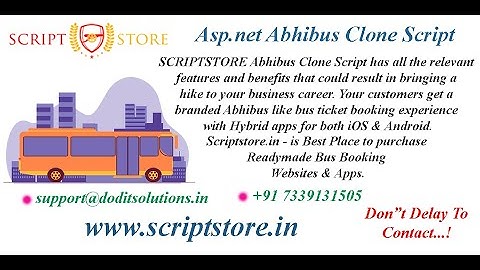 Best Asp.net Abhibus Clone Script - SCRIPTSTORE.IN