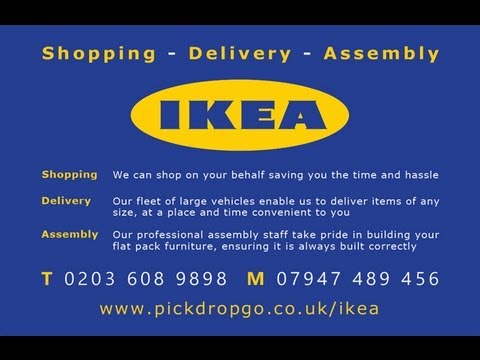 IKEA BILLY Bookcase Assembly Instructions PICKDROPGO - YouTube