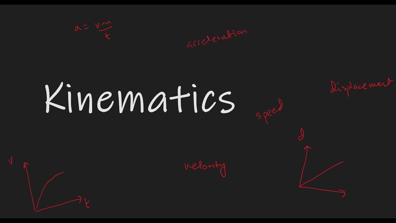 Kinematics - Acceleration | O Level/IGCSE Physics - YouTube