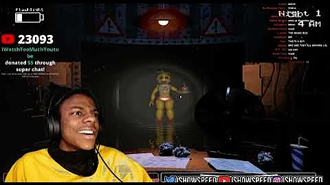 ishowspeed meets toy chica