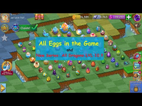 Merge Dragons! All Eggs in The Game!