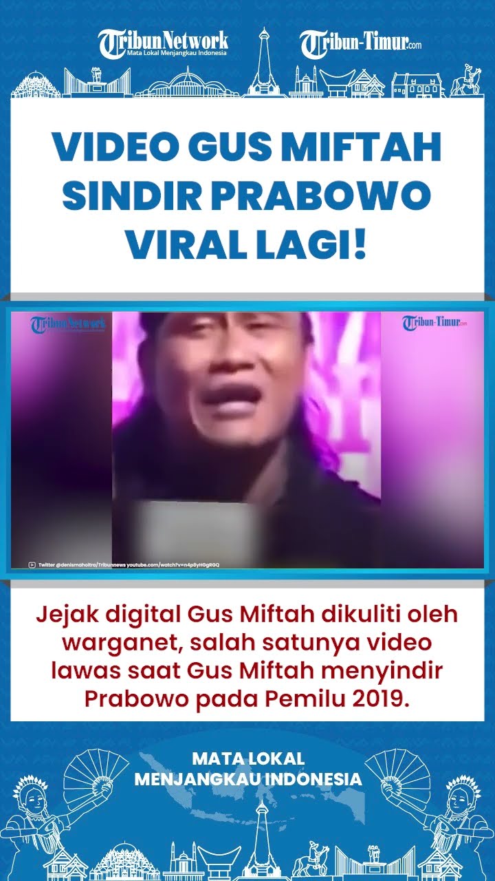 SHORT | Viral Lagi Video Lawas Gus Miftah Sindir Prabowo di Pemilu 2019