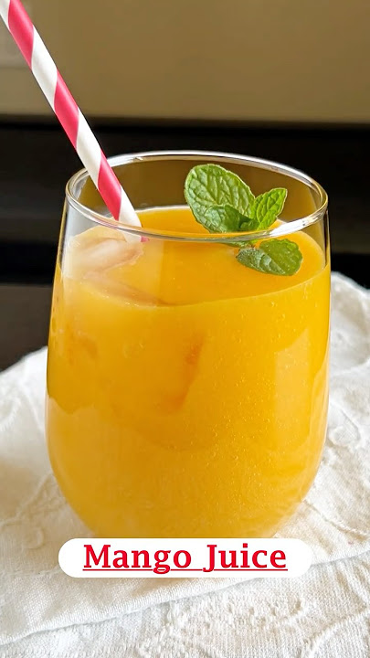 5 minute Summer Drink for the Guests, Mango Juice #mangojuice #summerdrink #summervibes