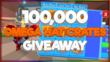 100,000 OMEGA HAT CRATES GIVEAWAY!!! | Mining Simulator #8