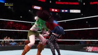 Wwe 2K20 Bisca Connel Vs Wendy Marvell