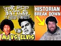 A Historian Breaks Down - ERB MICHAEL JACKSON VS. ELVIS PRESLEY | Every Bar Analyzed (ERB Reaction)