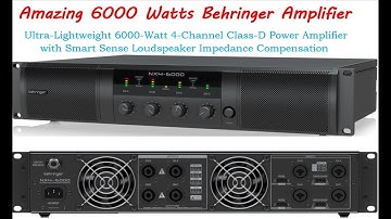 Behringer NX4-6000 Amplifier Unboxing Video
