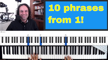 II V I Improvisation - Another 10 phrases from 1