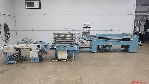 MBO B26 Continuous Feed Paper Folder w/ 8 Page Unit, 16 Page Unit, and Mobile Delivery