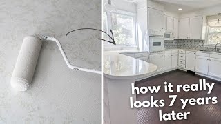 Painted Laminate Countertops: How they really look 7 years later